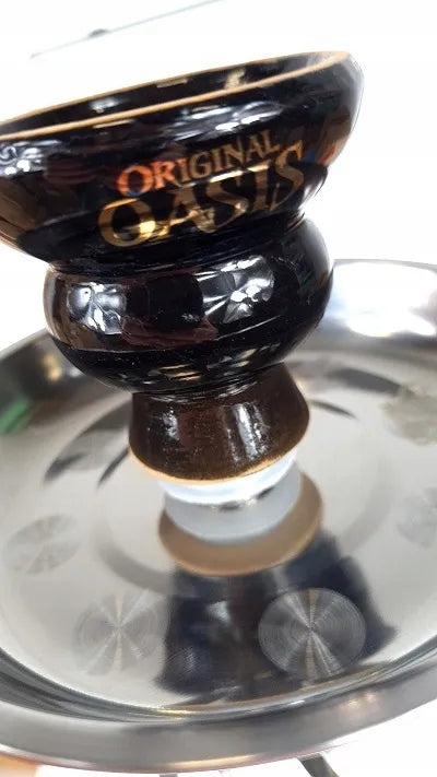 Pradinis Shisha Oasis Rasha kaljano rinkinys, 2 žarnos, 51 cm, su priedais