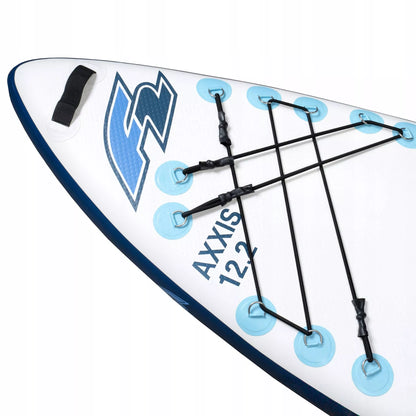 Pripučiama Irklentė 12'2" Light Blue, Irklas 2in1 Sėdynė
