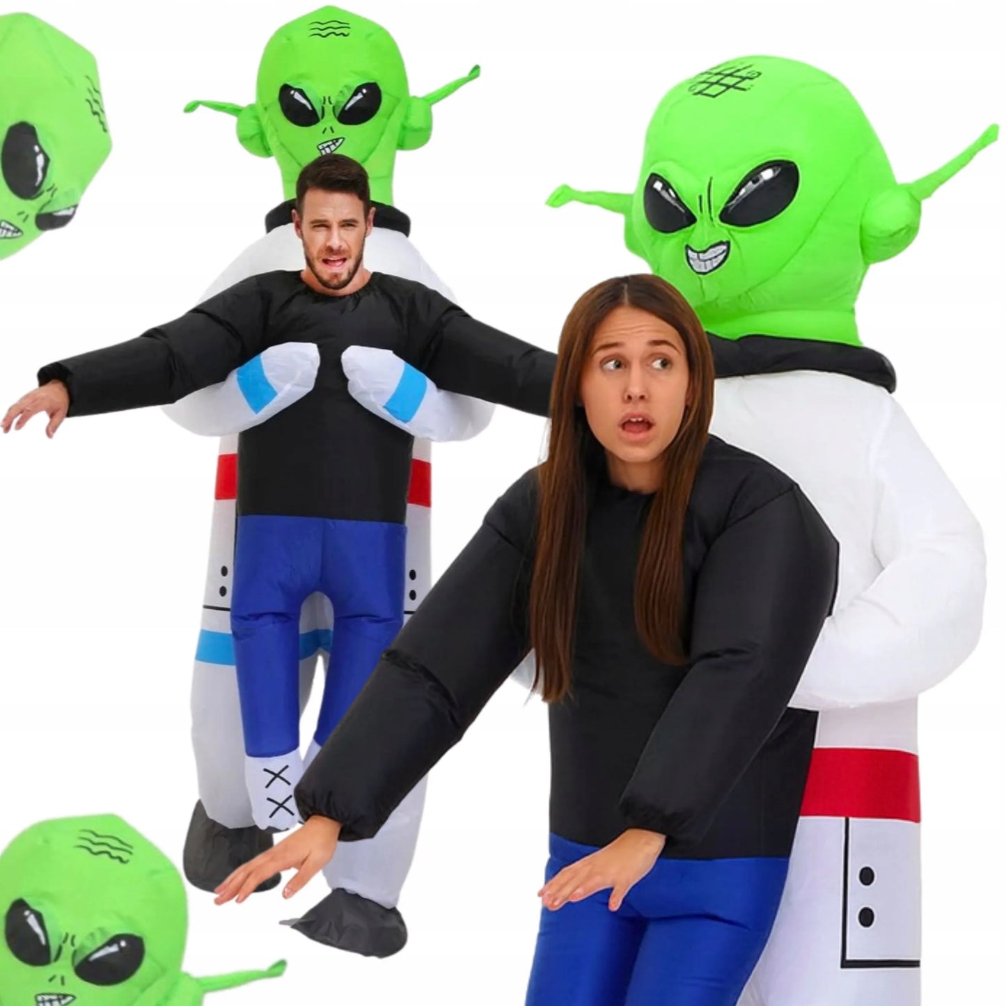 PRIPUČIAMAS ATEIVIO KOSTIUMAS UFO ATEIVIS KOSTIUMAS PRIPUČIAMAS APRANGOS HALLOWEEN