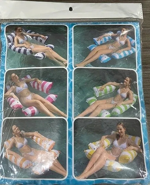 Pripučiamas čiužinys, plaukimo hamakas