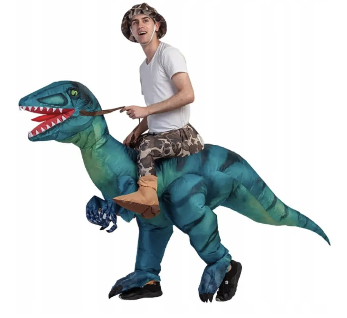 PRIPUČIAMAS DINOZAURO KOSTIUMAS 160-190 cm