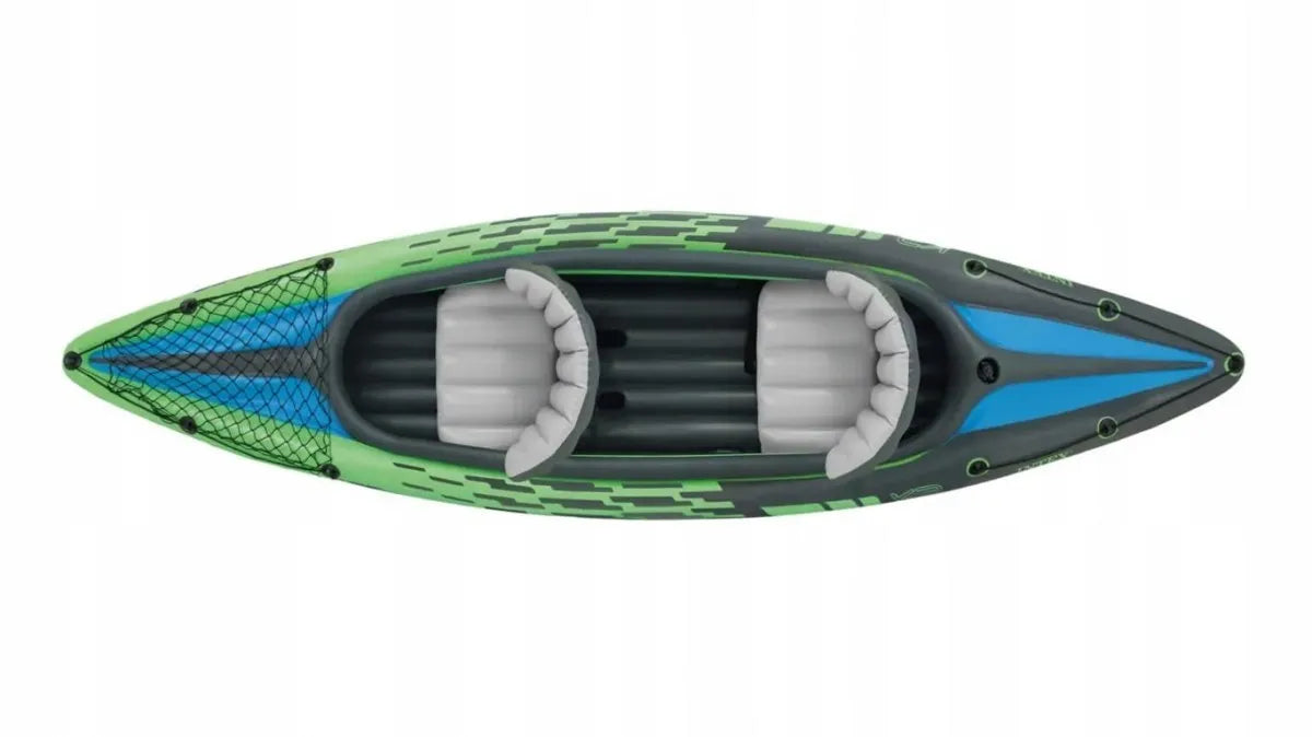 Pripučiamas dvivietis baidarė Intex Challenger K2 351x76x38cm su irklais ir pompa