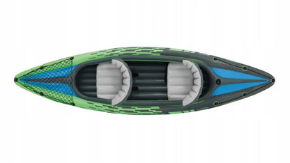 Pripučiamas dvivietis baidarė Intex Challenger K2 351x76x38cm su irklais ir pompa
