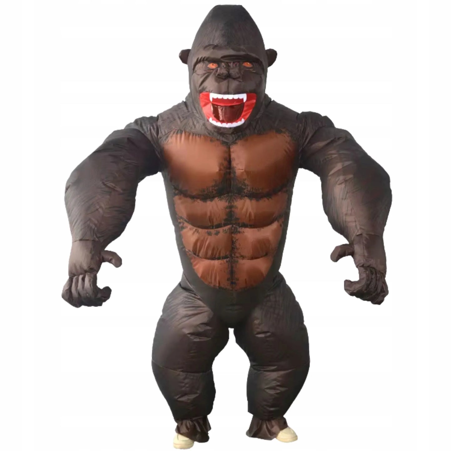 PRIPUČIAMAS KING KONG GORILOS KOSTIUMAS GIGANTIŠKA BEŽDŽIONĖ HALLOWEEN ŠVENTEI