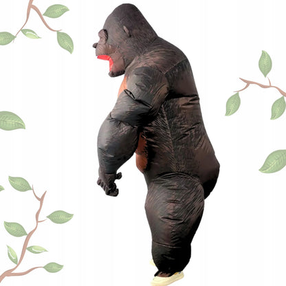 PRIPUČIAMAS KING KONG GORILOS KOSTIUMAS GIGANTIŠKA BEŽDŽIONĖ HALLOWEEN ŠVENTEI