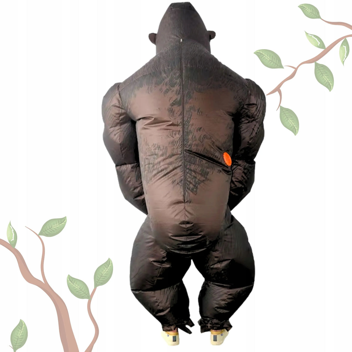 PRIPUČIAMAS KING KONG GORILOS KOSTIUMAS GIGANTIŠKA BEŽDŽIONĖ HALLOWEEN ŠVENTEI