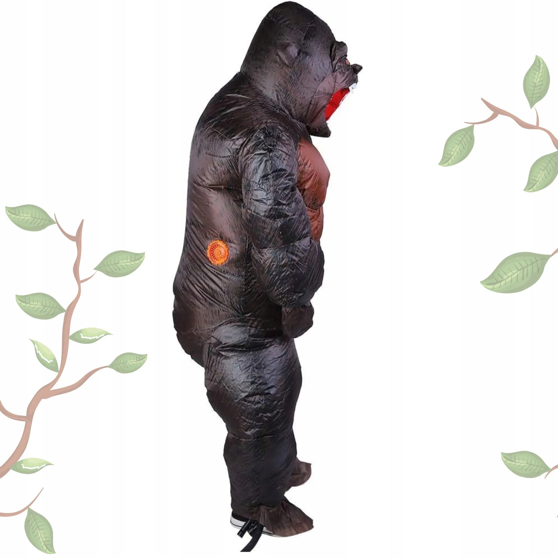 Pripučiamas King Kong gorilos kostiumas gigantiška beždžionė
