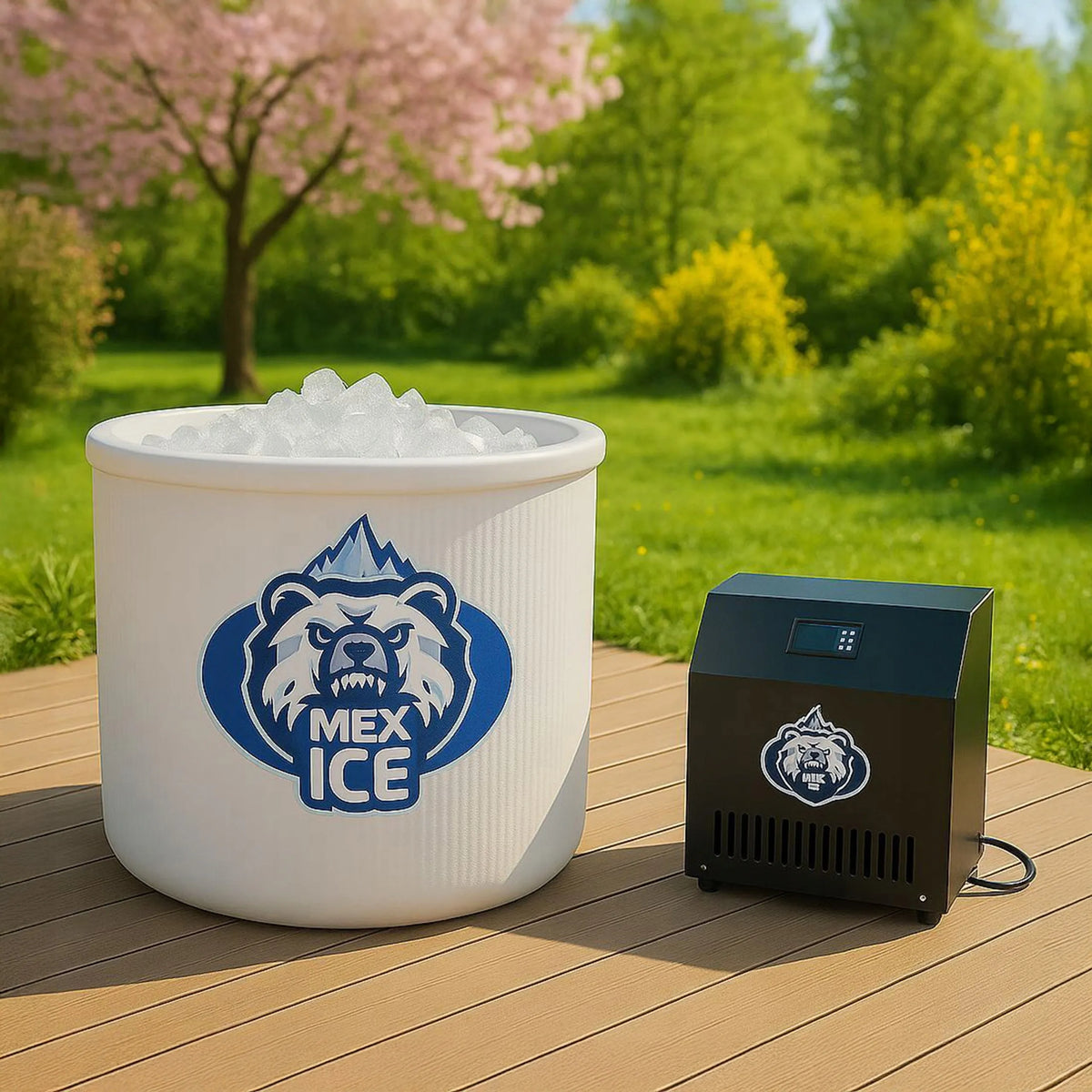 Pripučiamas ledo vonios baseinas „MEX ICE“, 460 l, regeneracijai ir krioterapijai, XL