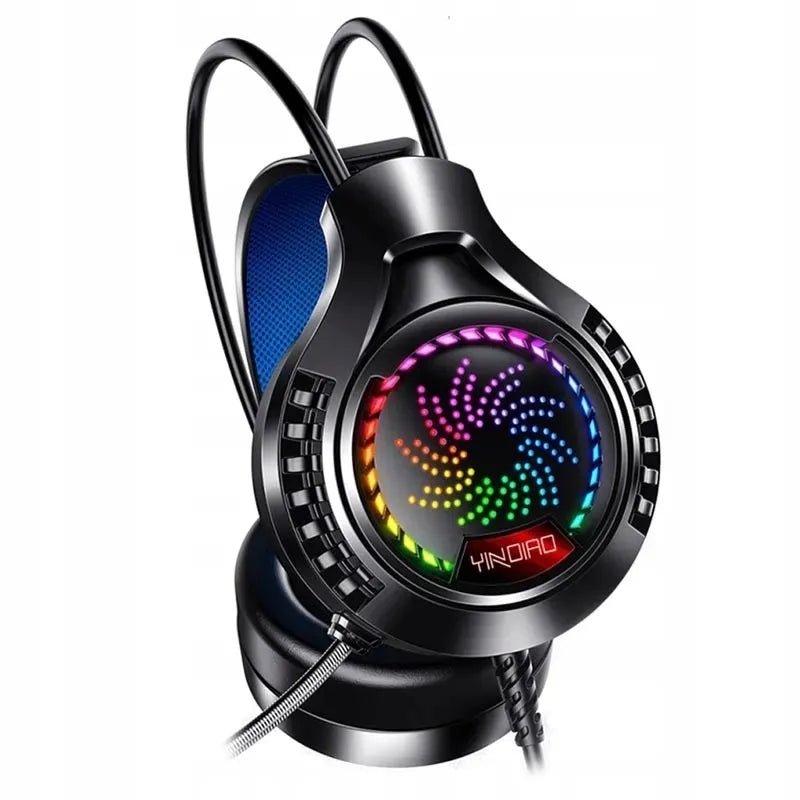 PROFESIONALIOS žaidimų ausinės Q7 su mikrofonu, skirtos PC, PS5, XBOX ONE