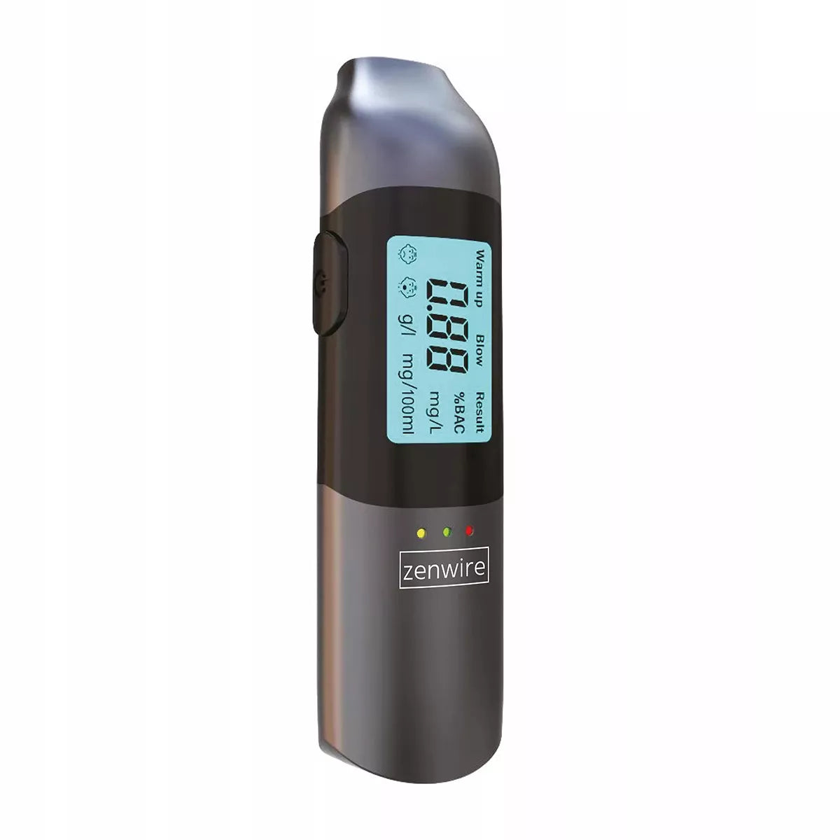 Profesionalus bekontaktis policijos tipo alkotesteris Zenwire MR702, įkraunamas per USB-C