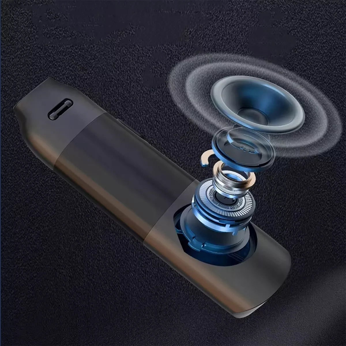 Profesionalus bekontaktis policijos tipo alkotesteris Zenwire MR702, įkraunamas per USB-C