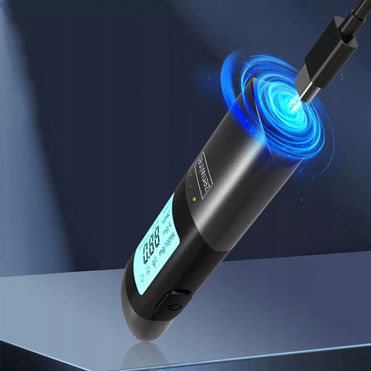 Profesionalus bekontaktis policijos tipo alkotesteris Zenwire MR702, įkraunamas per USB-C