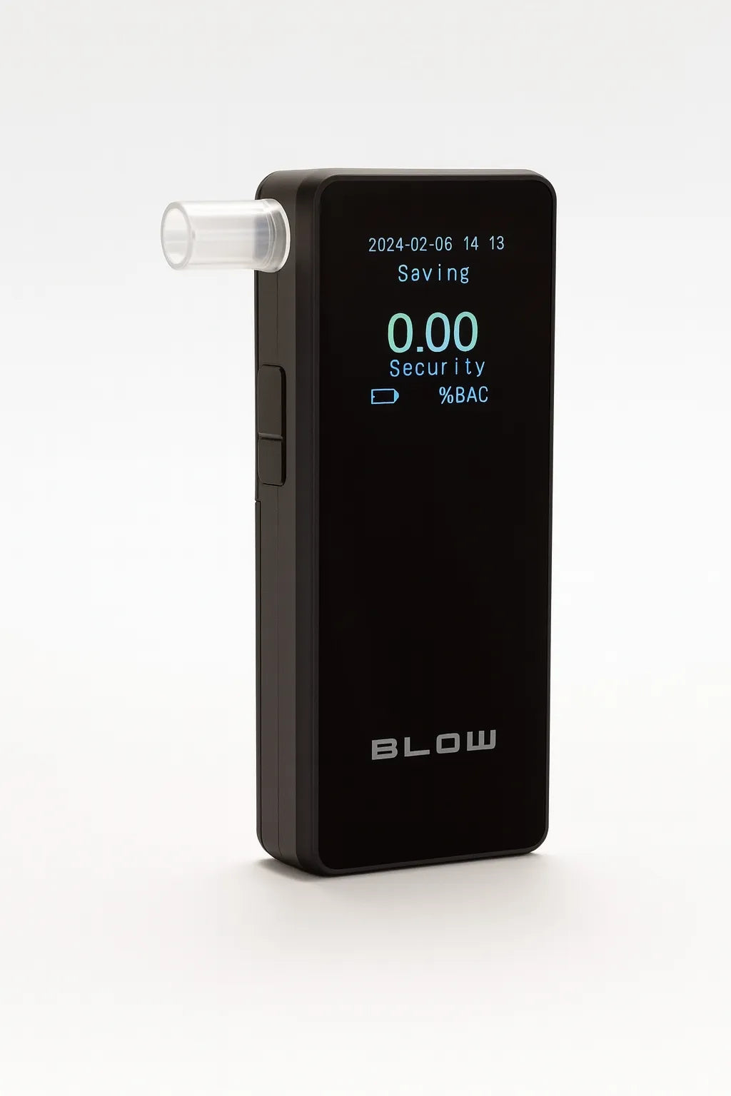 Profesionalus elektrocheminis alkoholio matuoklis BLOW – tikslus alkotesteris + 10 antgalių