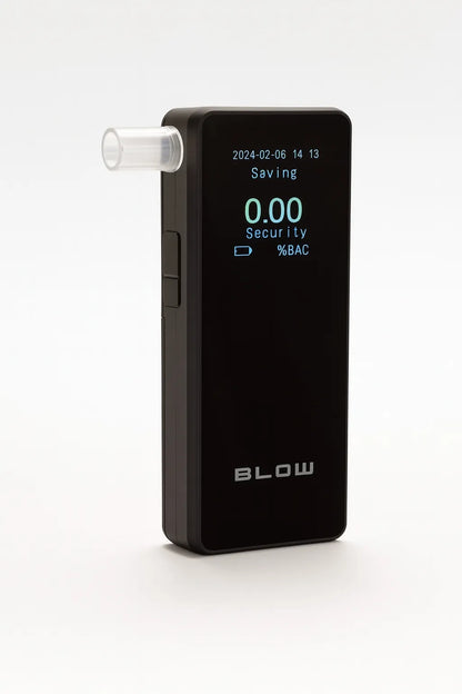 Profesionalus elektrocheminis alkoholio matuoklis BLOW – tikslus alkotesteris + 10 antgalių