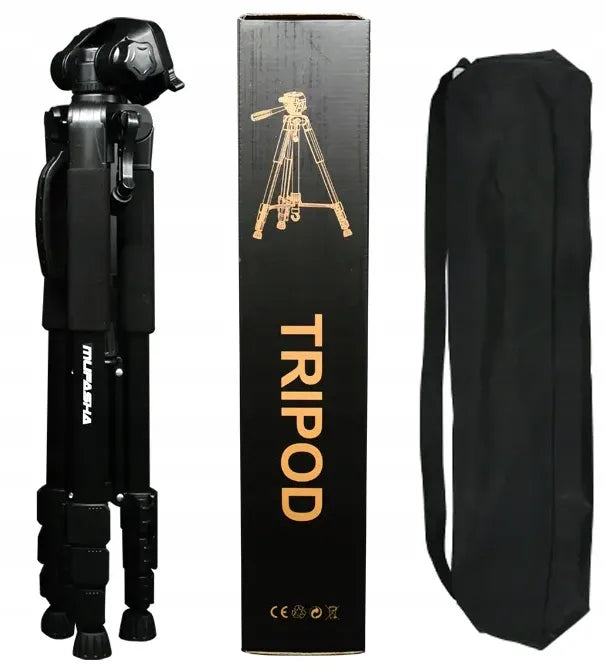 PROFESIONALUS TRIKOJIS FOTOGRAFAVIMUI su telefono laikikliu reguliuojamas stabilus 150 cm