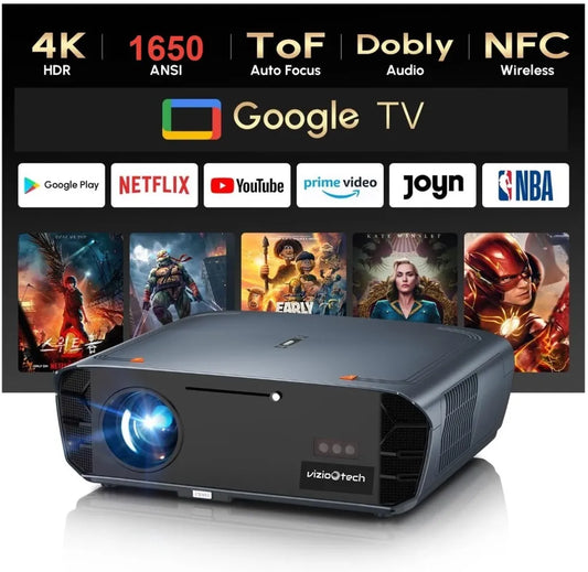Projektorius VIZIO TECH A9G Ultra 1650Ansi GoogleTV FullHD 4K Dolby WIFI 6 BT