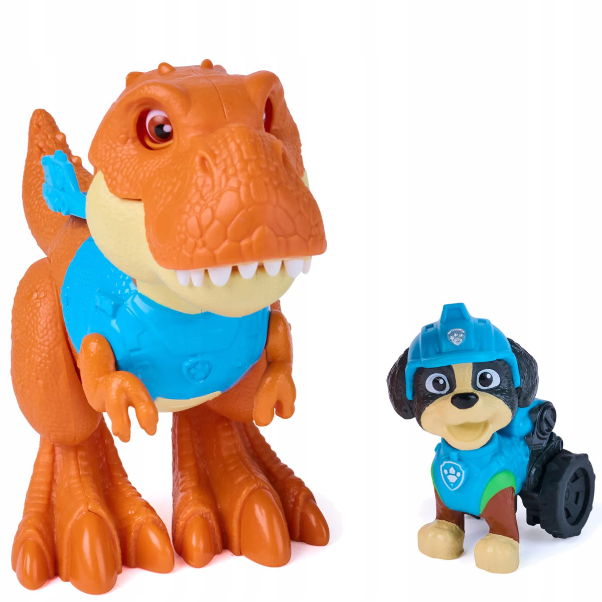 „Psi Patrol“ ir dinozaurai: Reksas su interaktyviuoju T-Rexu „Pup Pals“, 13 cm