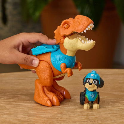 „Psi Patrol“ ir dinozaurai: Reksas su interaktyviuoju T-Rexu „Pup Pals“, 13 cm