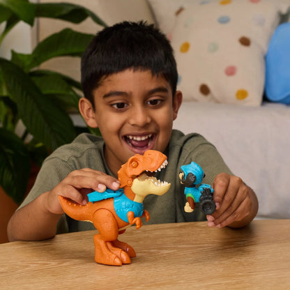 „Psi Patrol“ ir dinozaurai: Reksas su interaktyviuoju T-Rexu „Pup Pals“, 13 cm