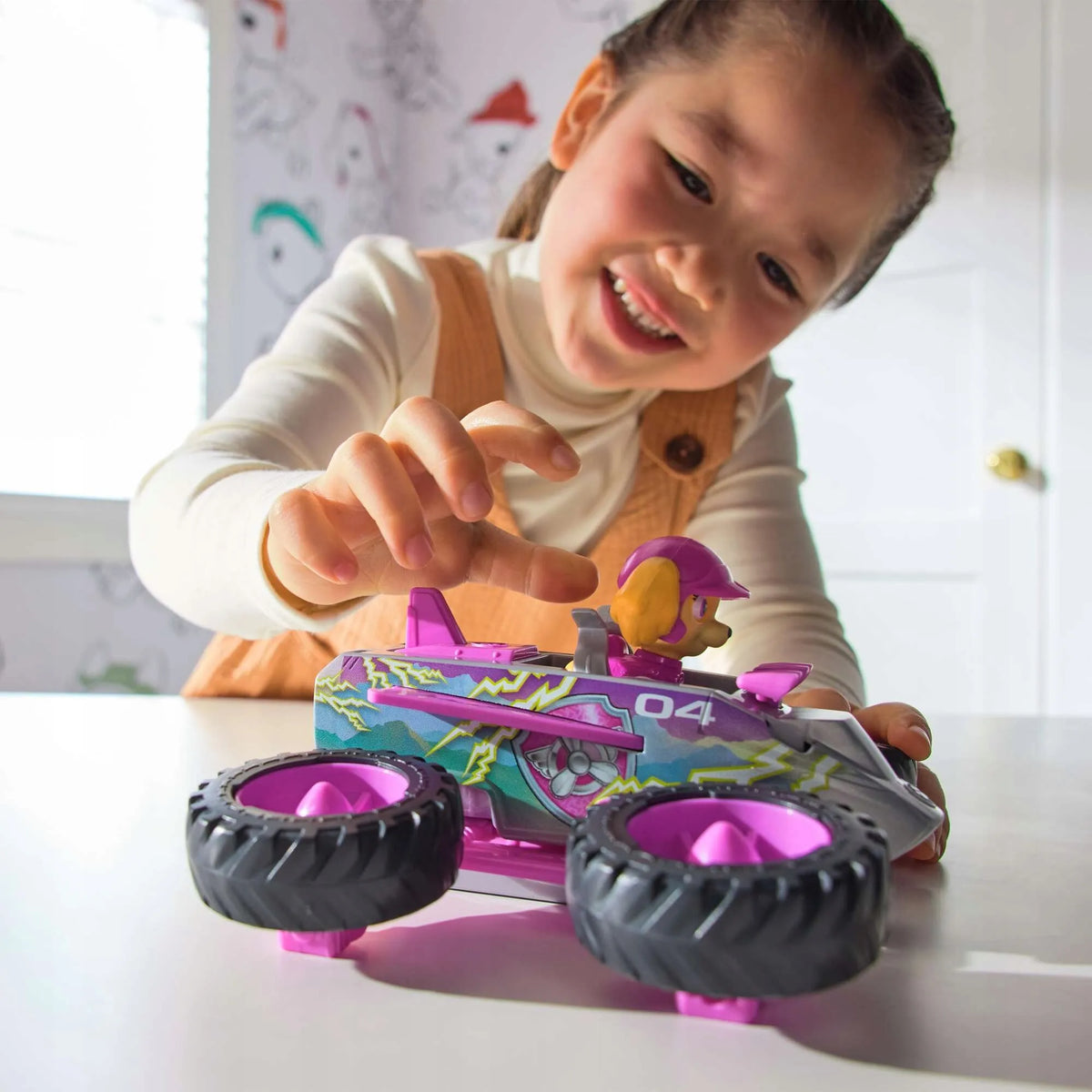 „Psi Patrol Rescue Wheels“ Skye transporto priemonė–reaktyvinis lėktuvas su figūrėle