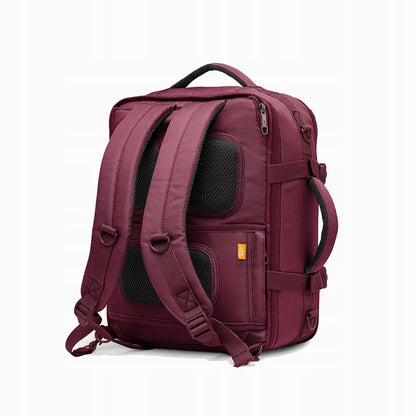 PUCCINI Easy Pack PM90172-3B bordo kelioninė kuprinė-krepšys, 24 l