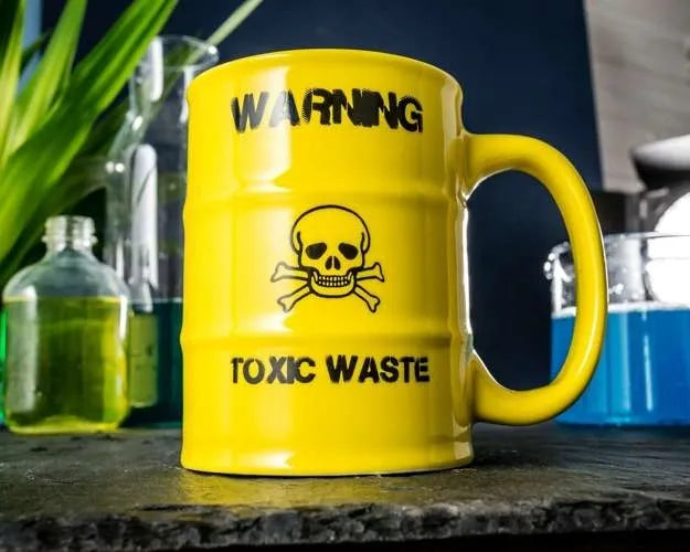 Puodelis „Toksinės atliekos“ – dovana chemikui arba fizikui