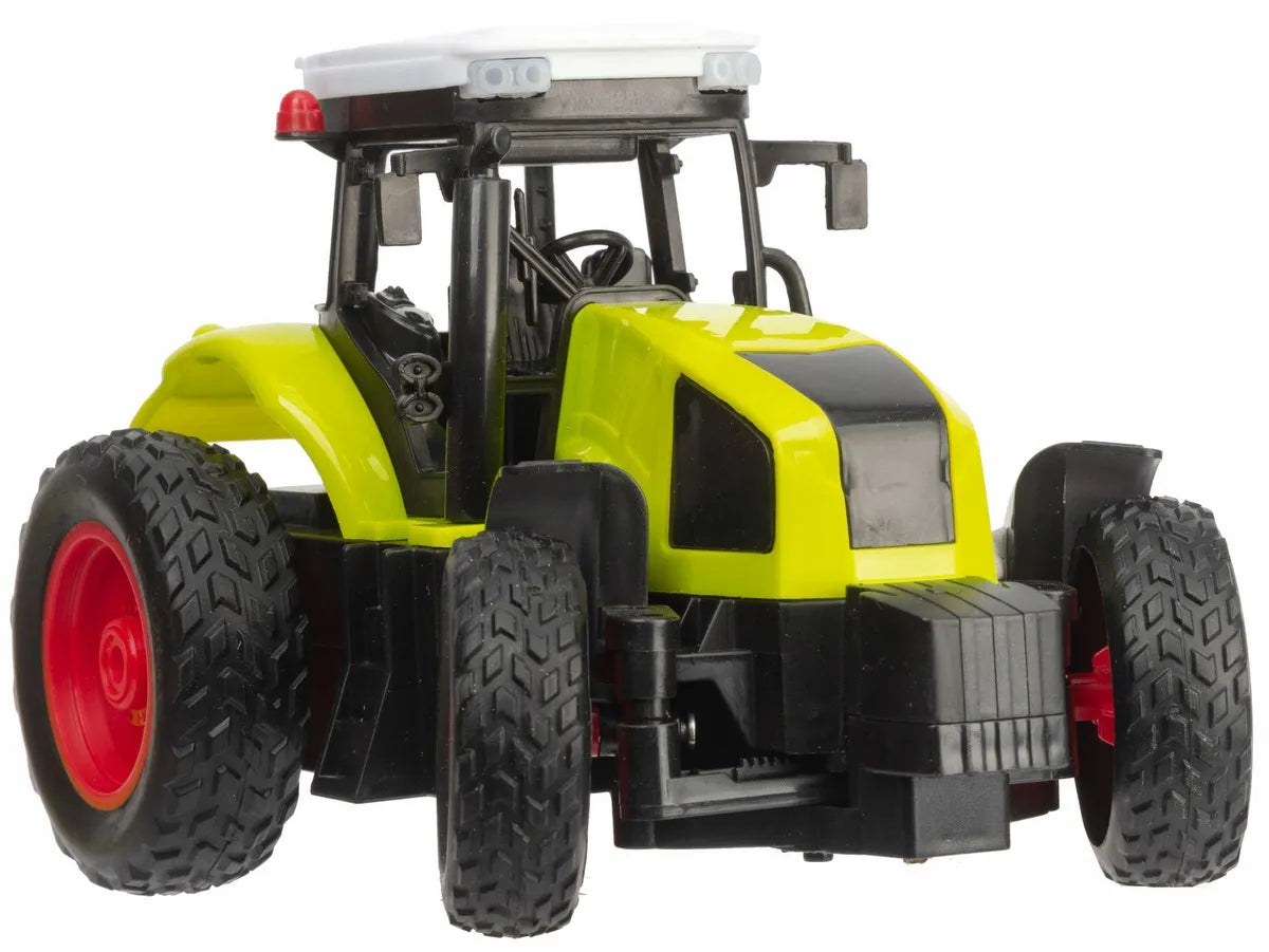 QULKI didelis nuotoliniu būdu valdomas traktorius su priekaba, 39 cm, RC, USB įkrovimas