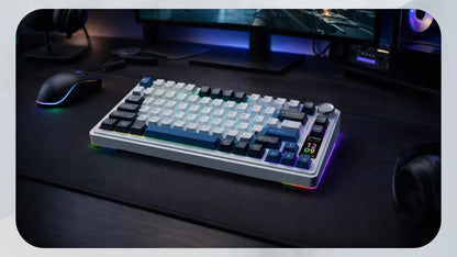 Rampage Quell Pro belaidė mechaninė žaidimų klaviatūra, hot-swap, RGB