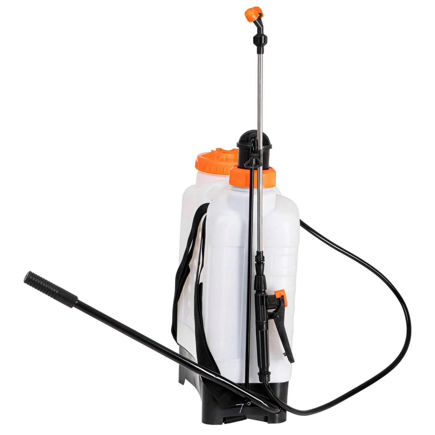 Rankinis slėginis kuprinis purkštuvas 16 l, ilgas antgalis 83 cm, žarna 115 cm