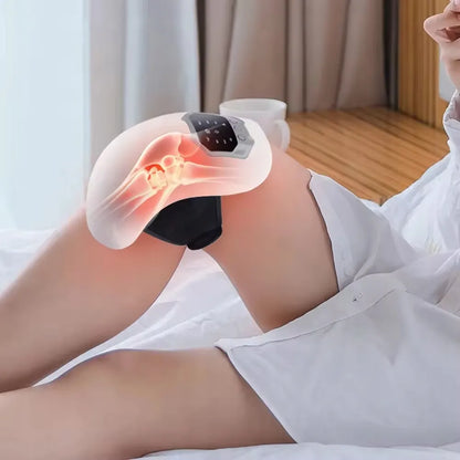 Reabilitacinis masažuoklis-įtvaras alkūnei ir keliui su lazeriu, vibracija ir šildymu AMY-2