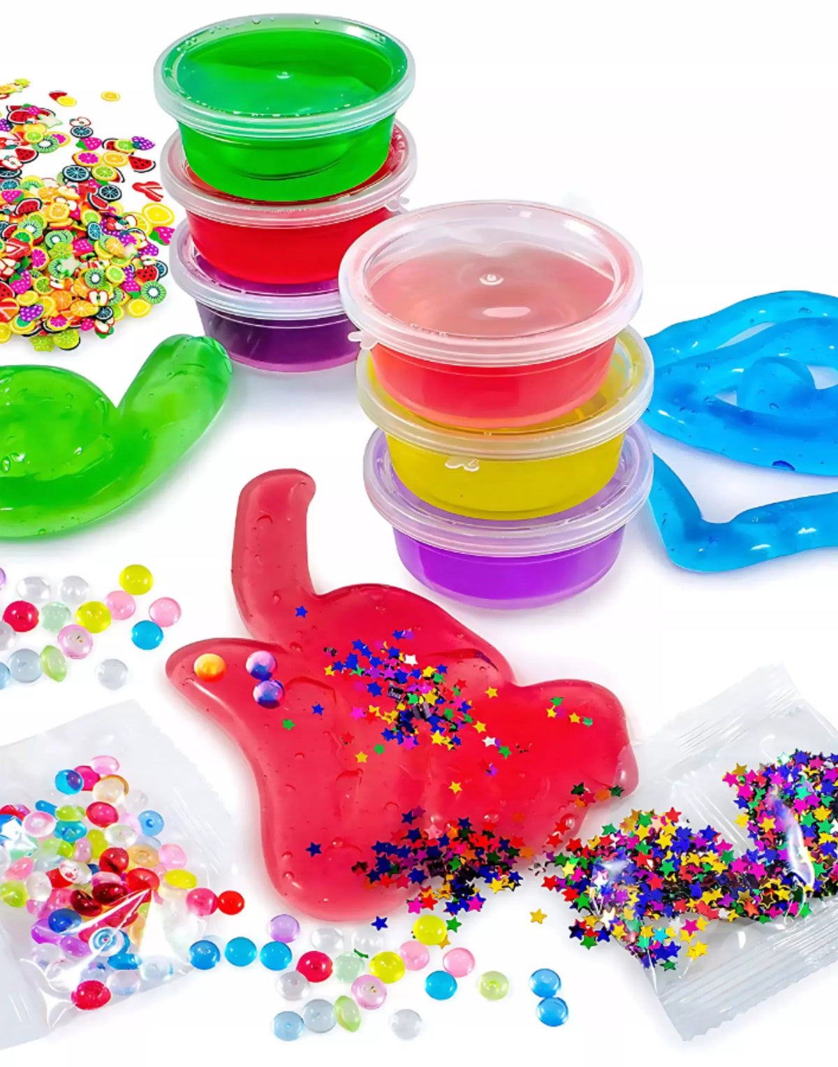 „Regmag“ didelis „slime“ gaminimo rinkinys vaikams, modelinas, 120 dalių