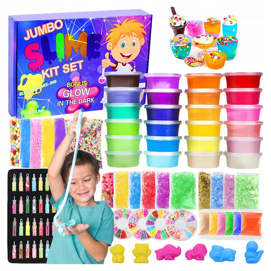 „Regmag“ didelis „slime“ gaminimo rinkinys vaikams, modelinas, 120 dalių