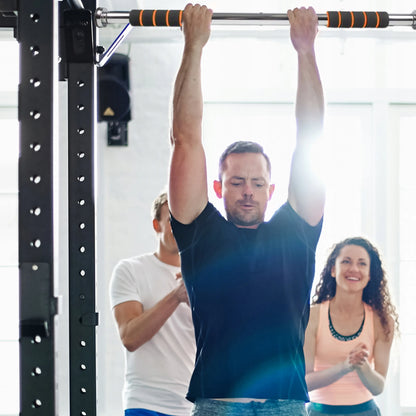 Reguliuojamas plieninis daugiafunkcis durų staktos skersinis prisitraukimams RETOO S024