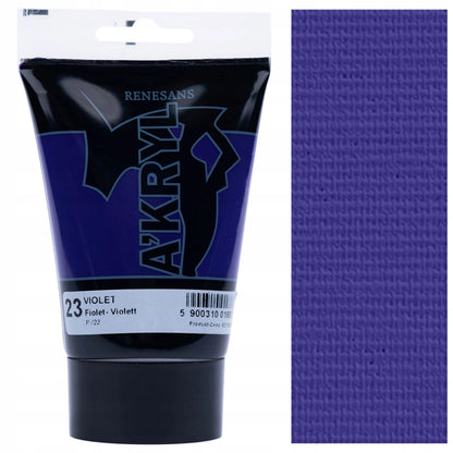 „Renesans A’KRYL“ profesionalių akrilinių dažų rinkinys, 12 × 100 ml