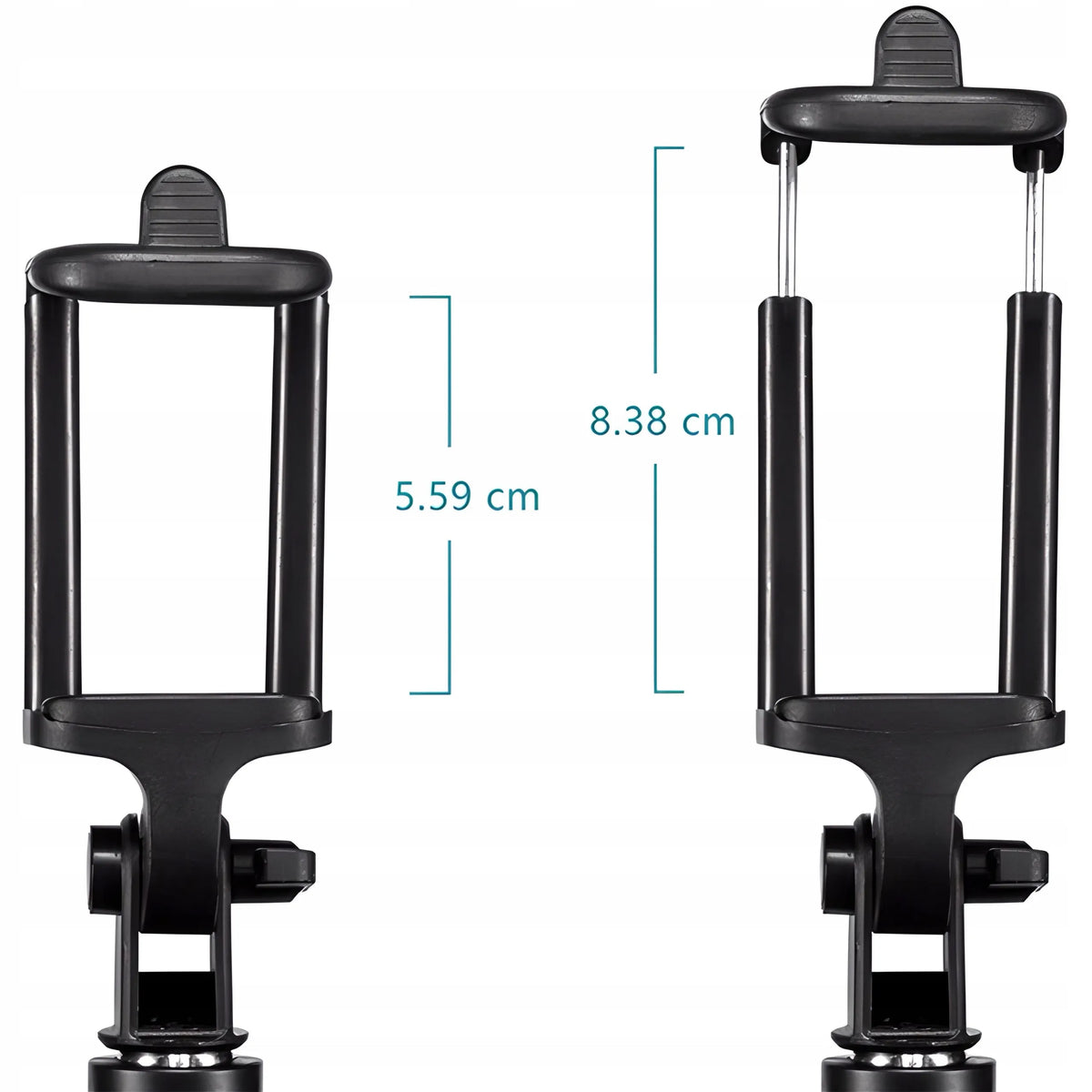 RETOO 4 viename trikojis 103 cm su laikikliu fotoaparatui ir telefonui bei pulteliu asmenukėms