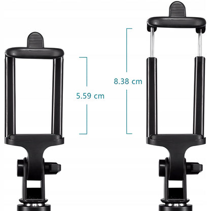 RETOO 4 viename trikojis 103 cm su laikikliu fotoaparatui ir telefonui bei pulteliu asmenukėms