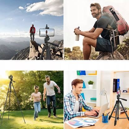 RETOO 4 viename trikojis 103 cm su laikikliu fotoaparatui ir telefonui bei pulteliu asmenukėms