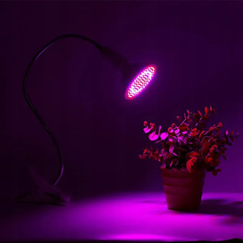 RETOO augalų auginimo lempa, 200 LED LED panelė su spaustuku, 20 W, E27, lanksti