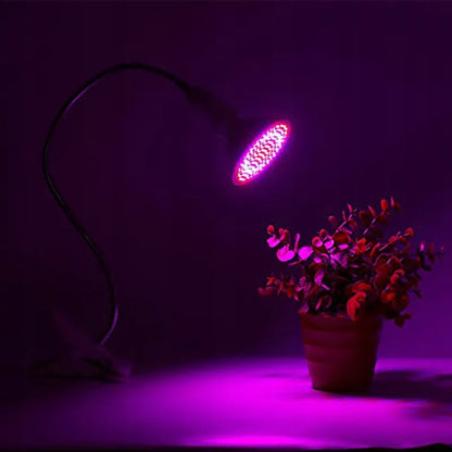 RETOO augalų auginimo lempa, 200 LED LED panelė su spaustuku, 20 W, E27, lanksti