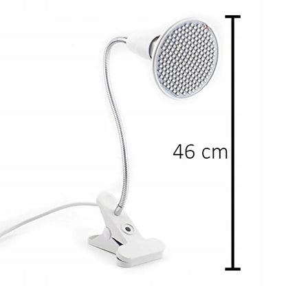 RETOO augalų auginimo lempa, 200 LED LED panelė su spaustuku, 20 W, E27, lanksti