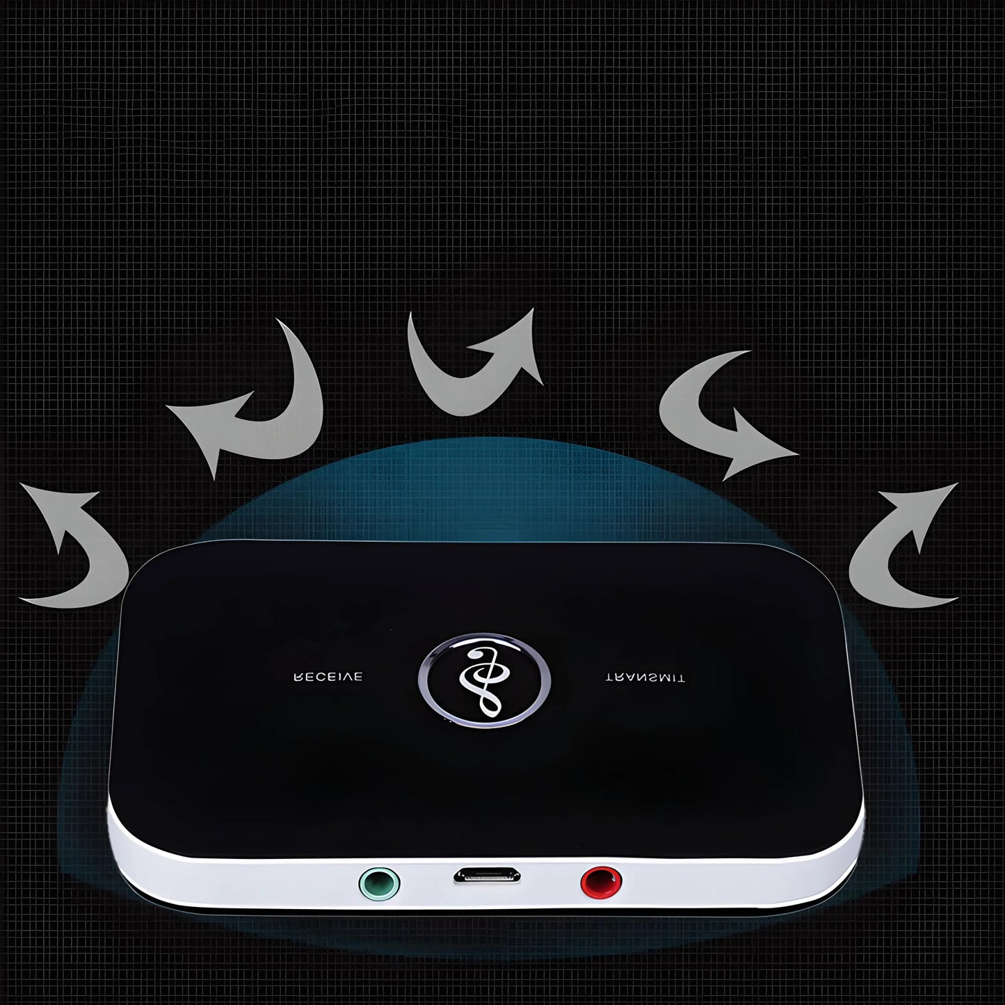 RETOO „Bluetooth“ adapteris, garso siųstuvas ir imtuvas su AUX jungtimi ir laidais