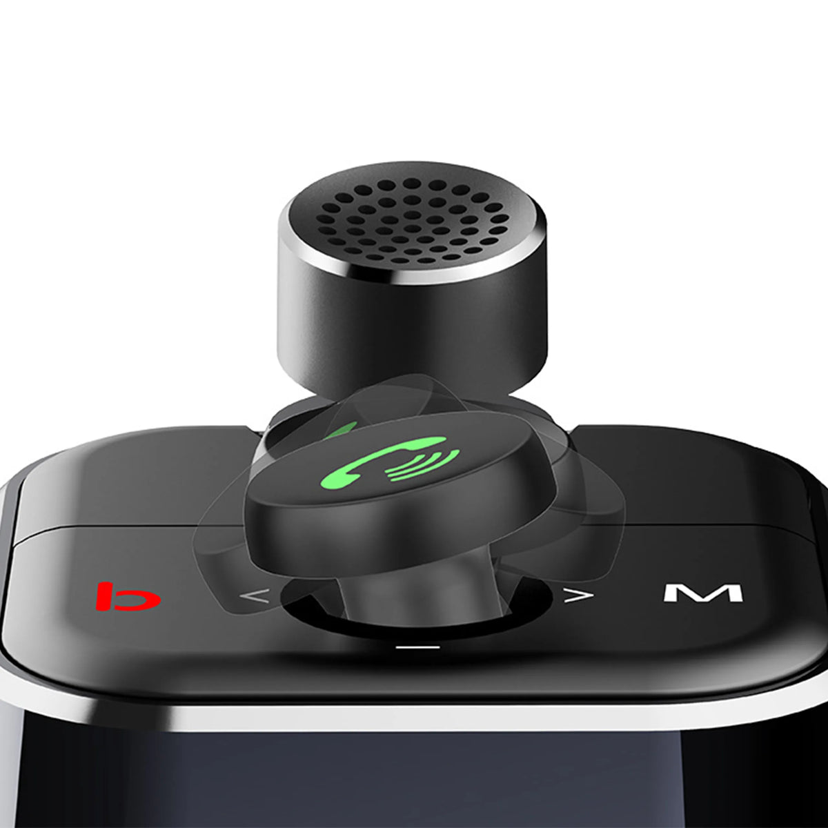 RETOO „Bluetooth FM“ garso siųstuvas, MP3 grotuvas, greitasis USB įkroviklis, SD, LCD, QC3.0, RGB
