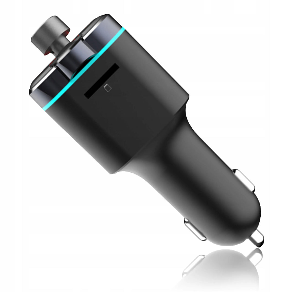 RETOO „Bluetooth“ garso FM MP3 siųstuvas + greitasis USB SD LCD QC3.0 RGB įkroviklis