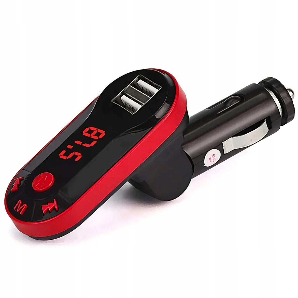 RETOO FM siųstuvas Bluetooth MP3 įkroviklis 2xUSB SD LCD laisvų rankų įranga + pultelis