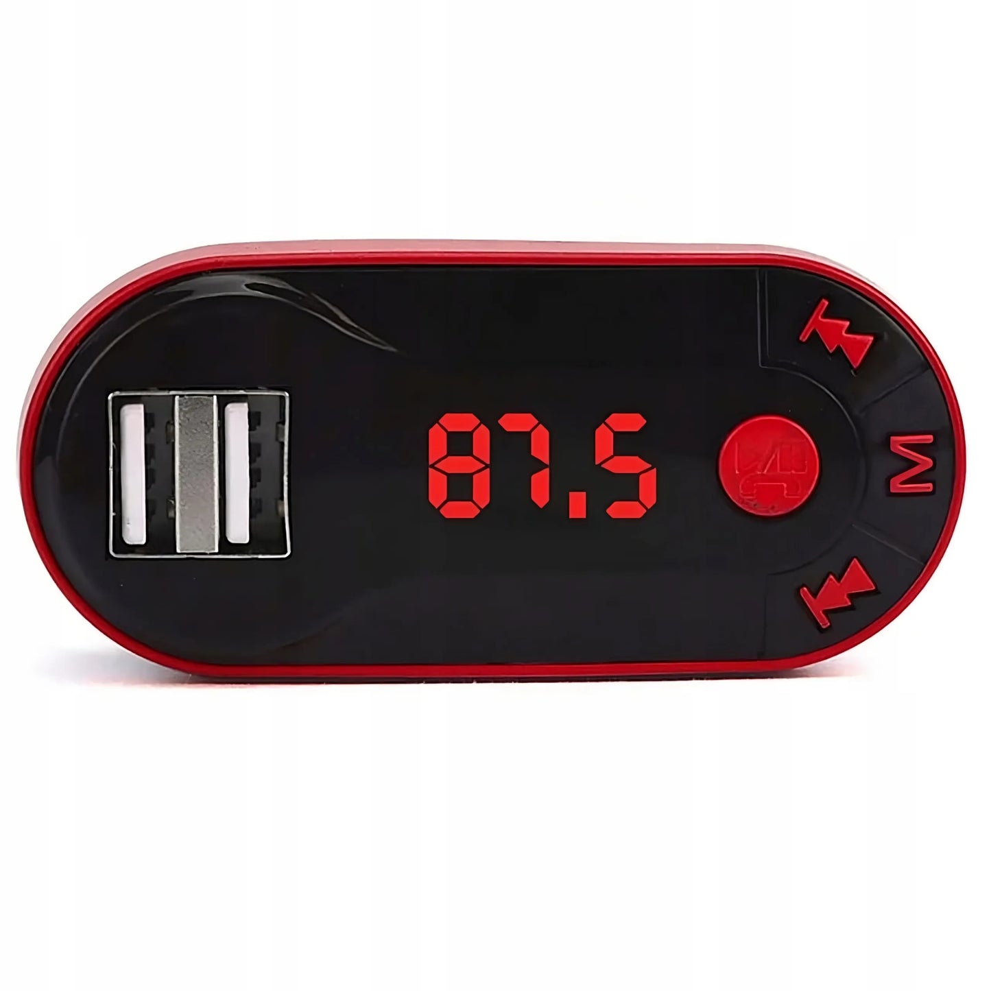 RETOO FM siųstuvas Bluetooth MP3 įkroviklis 2xUSB SD LCD laisvų rankų įranga + pultelis