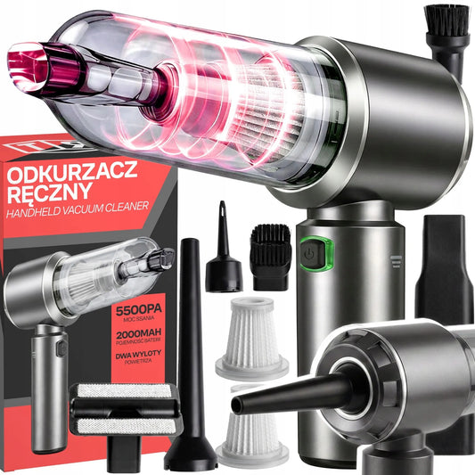 RETOO galingas 120W belaidis rankinis automobilių dulkių siurblys 3in1