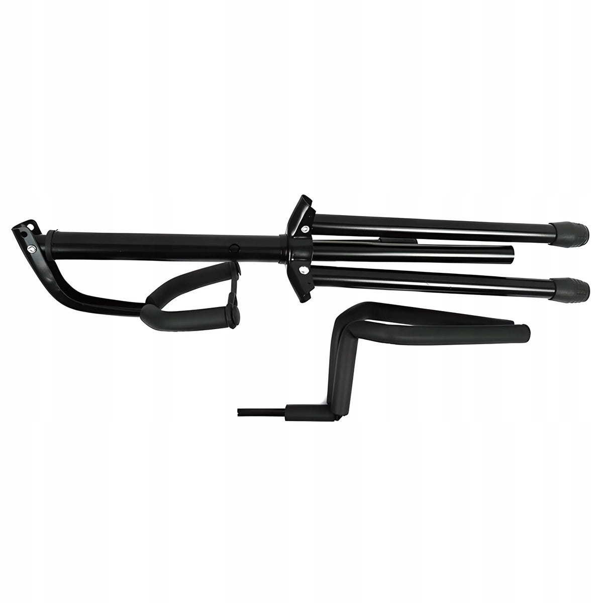 RETOO gitaros stovas su kaklo fiksatoriumi, reguliuojamas, 61–70 cm