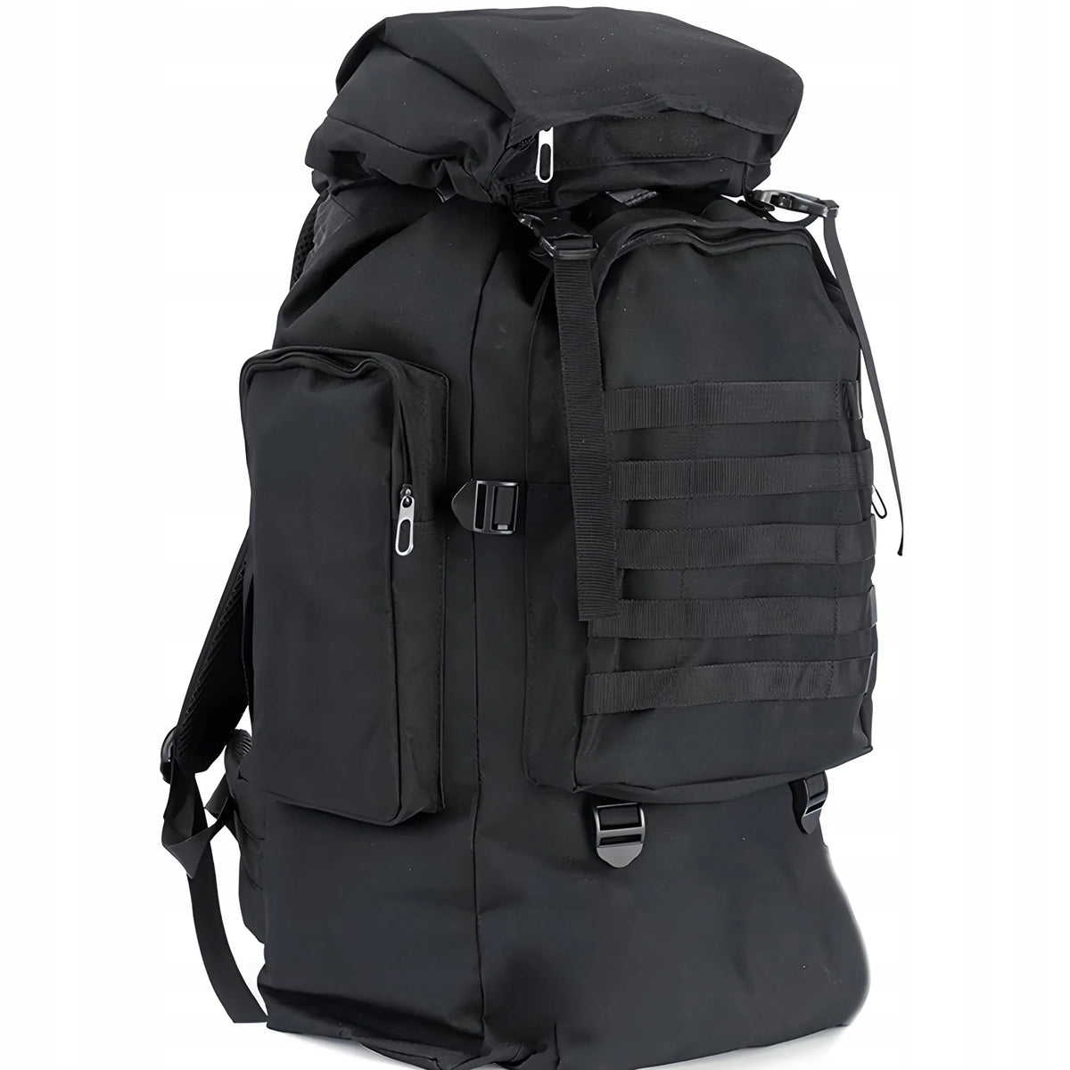 RETOO karinė taktinė kuprinė 50L, talpi, juoda