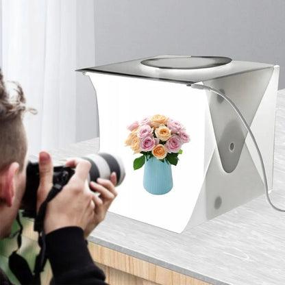 RETOO LED fotonamas be šešėlių studijinėms nuotraukoms, baltas / juodas