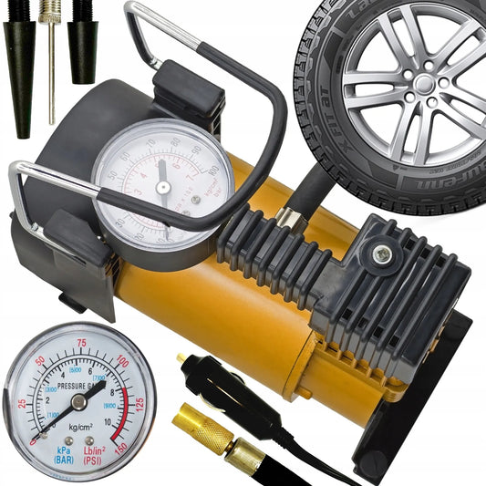 RETOO M050 automobilinis kompresorius 12 V, 150 PSI, su 3 antgaliais